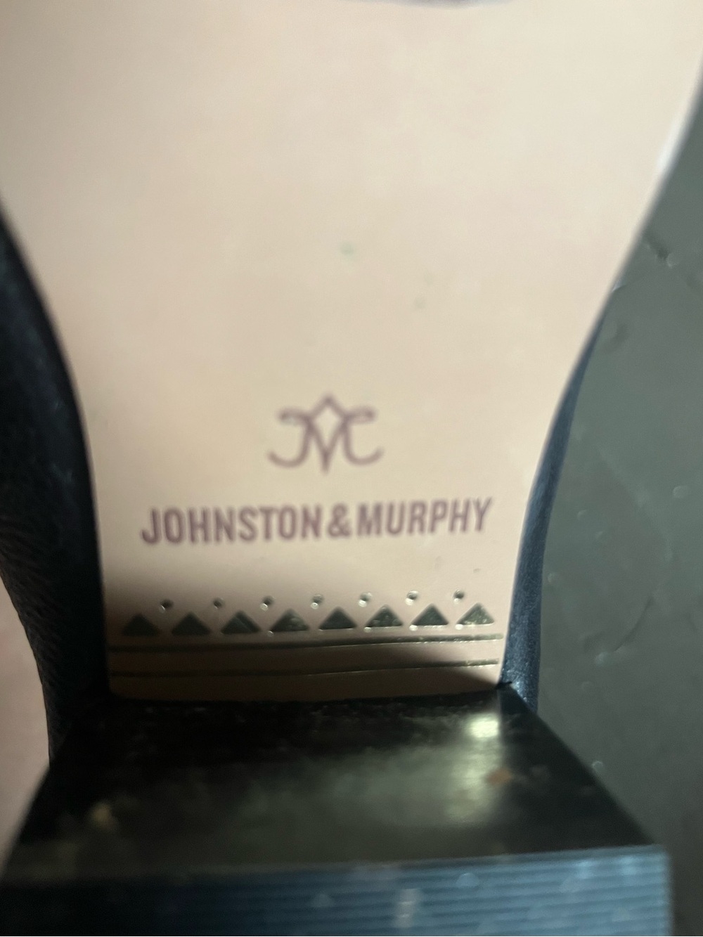 Johnston & Murphy Trista Black Leather Mule Slides - Picture 5 of 9